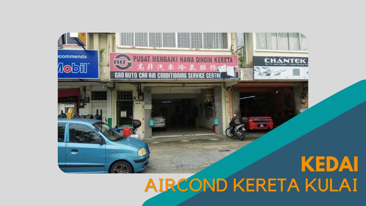 Cover kedai Aircond Kereta Kulai