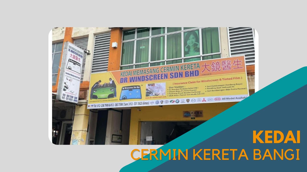 Cover kedai Cermin Kereta Bangi